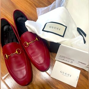 Gucci Red Loafers